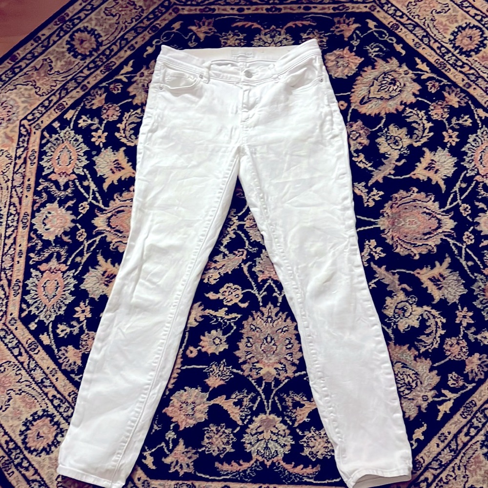 Loft size 2 pants. White skinny jeans. Used